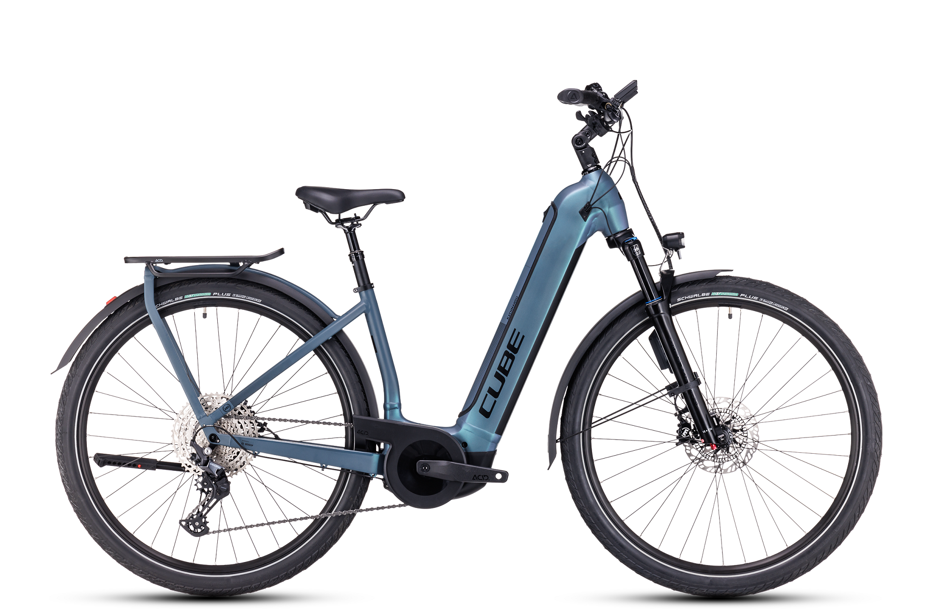 CUBE KATHMANDU HYBRID ABS 750 EASY ENTRY smaragdgrey'n'blue